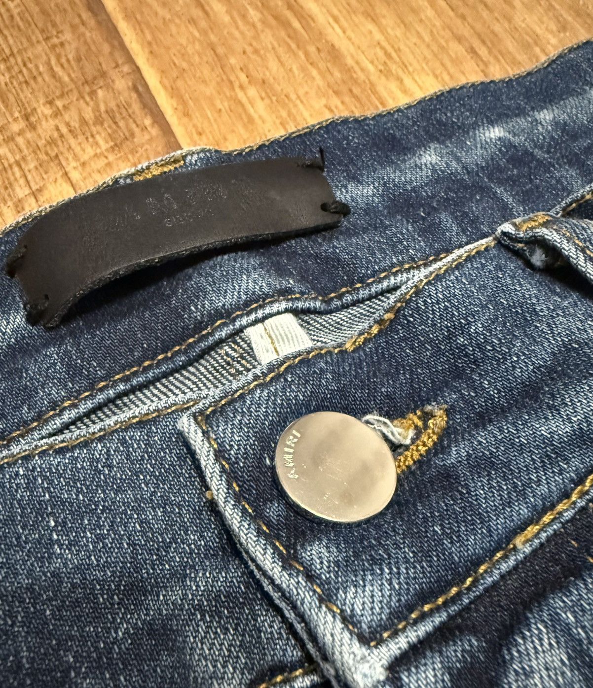 Amiri Amiri Blue Ripped Jeans Denim Pants Size US 32 / EU 48 - 6 Thumbnail
