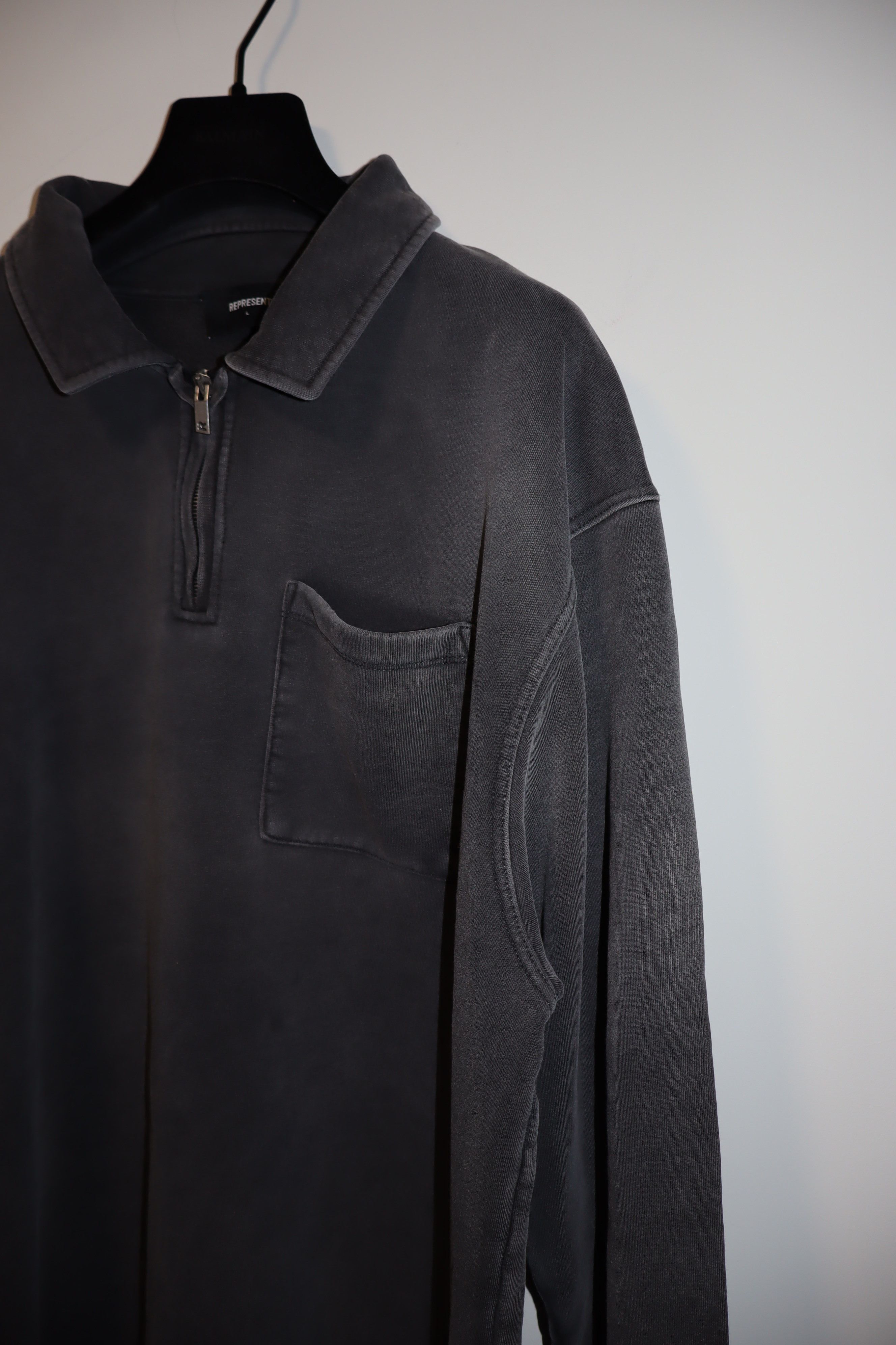 Represent Clo. Blank distressed zip sweatshirt Size US L / EU 52-54 / 3 - 2 Thumbnail