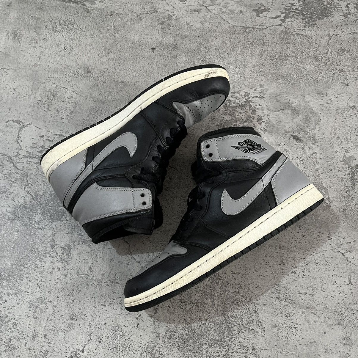 Jordan Brand × Nike × Vintage Nike Air Jordan 1 (2018) - Shadow Grey Size US 8 / EU 41 - 3 Thumbnail