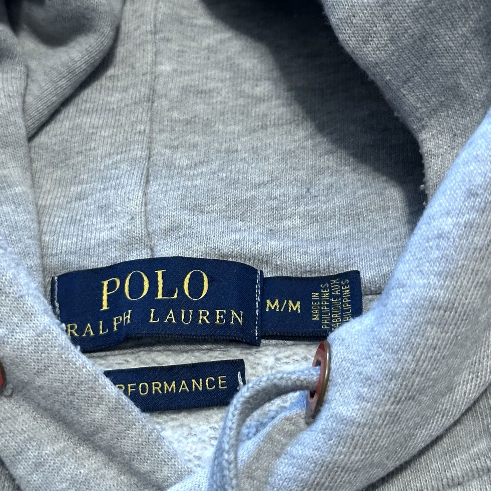 Ralph Lauren Polo Ralph Lauren Hoodie Womens Medium Pullover Drawstrings Logo Embroidered Gray Cotton Blend Fleece Size M / US 6-8 / IT 42-44 - 4 Thumbnail