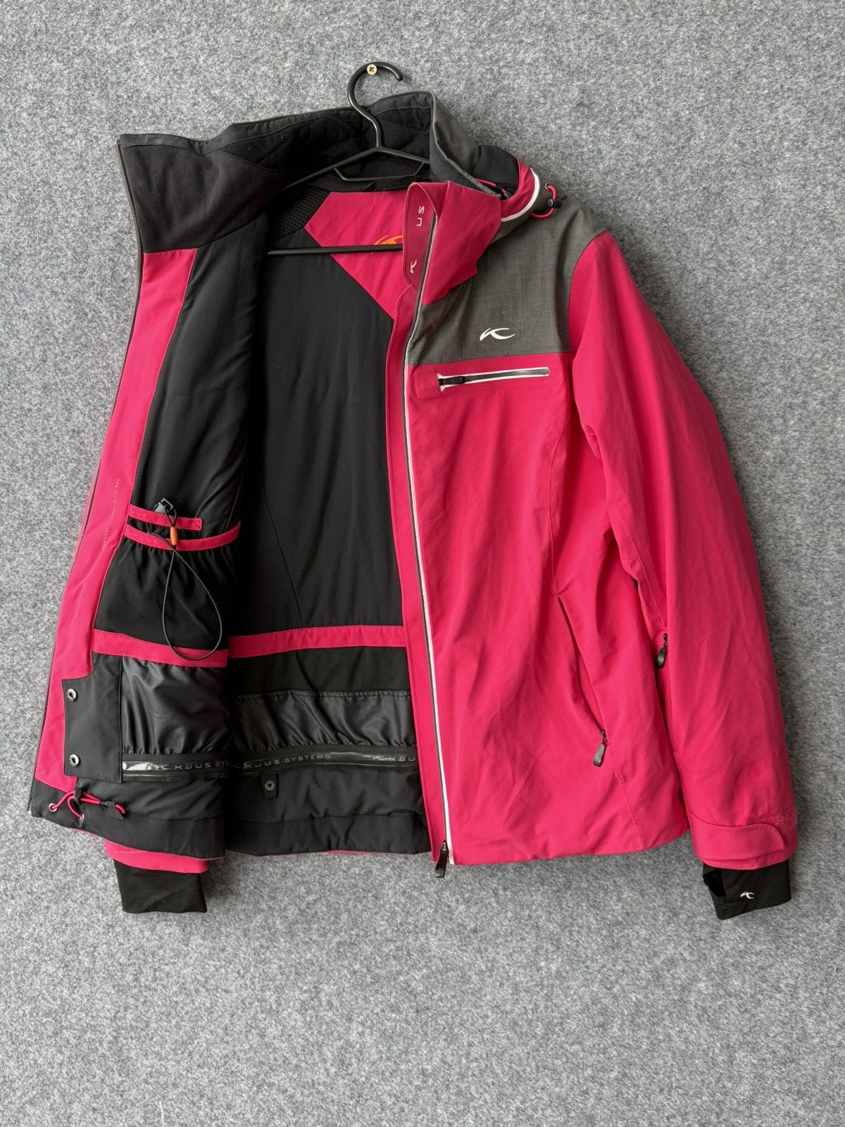 KJUS Kjus Vision Recco system Fast20 Pink Ski jacket sizeL Size L / US 10 / IT 46 - 18 Thumbnail