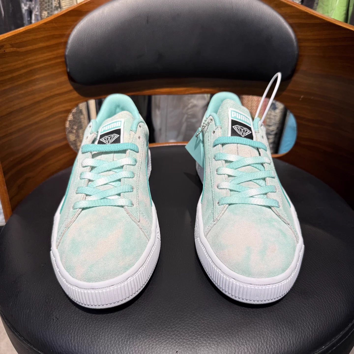 Puma Puma x Diamond Supply Co. "Tiffany" Green 41 DS Size US 8.5 / EU 41-42 - 2 Thumbnail