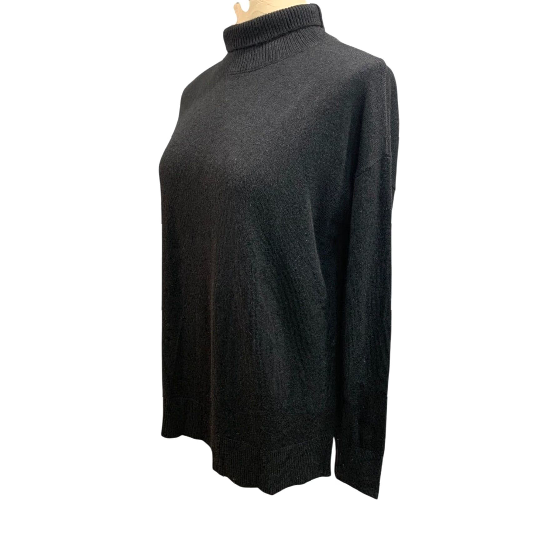 Loft VINTAGE Loft Women Black Turtleneck Sweater Tunic Length XS XS Loft Women Black Tunic Length 60% acrylic 40% nylon Size XS / US 0-2 / IT 36-38 - 3 Thumbnail