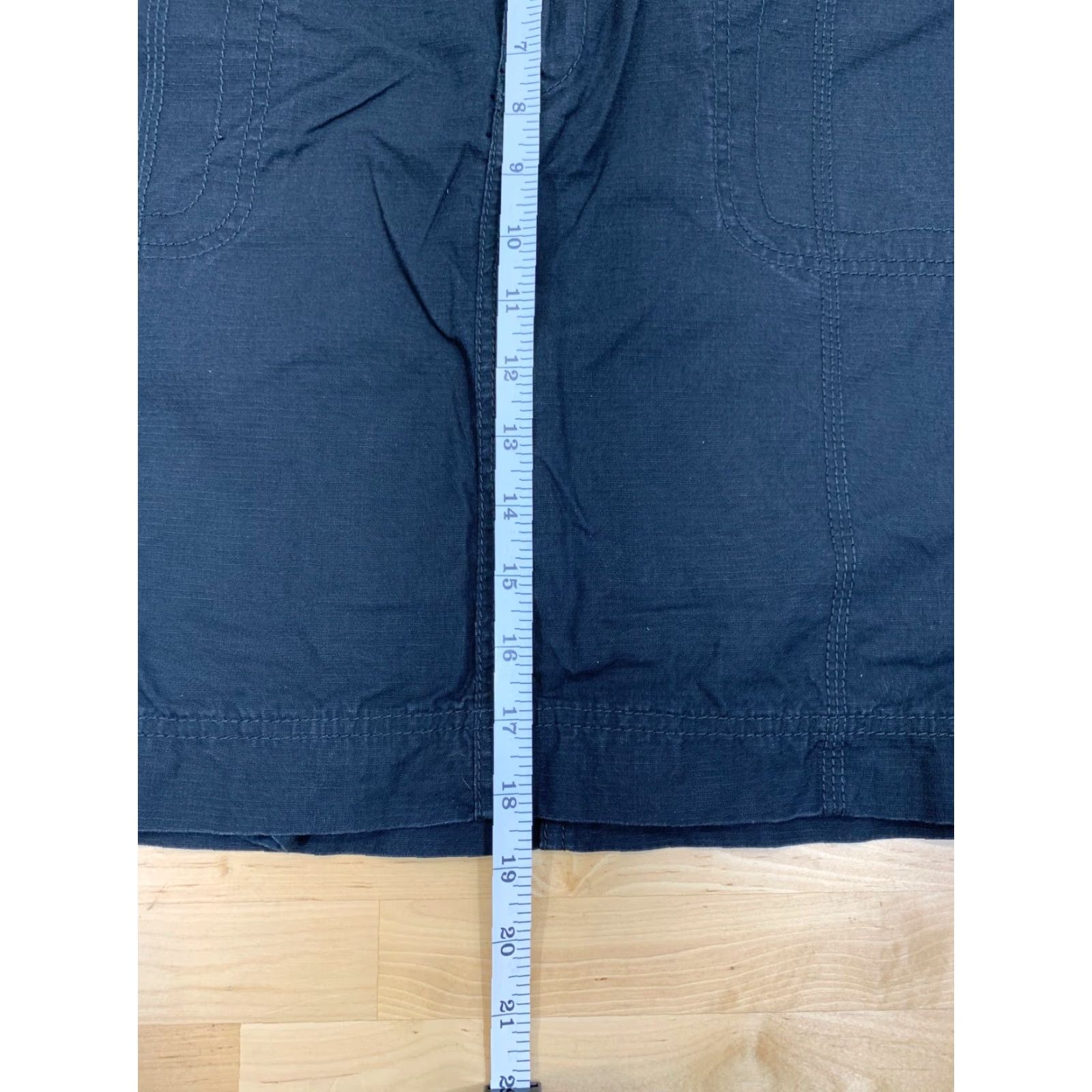 Gloria Vanderbilt GLORIA VANDERBILT COTTON SKORT BLACK SZ 6 16 WOMEN'S SKIRT-SHORTS POCKETS ZIPPER Casual Size 34" / US 12 / IT 48 - 4 Thumbnail