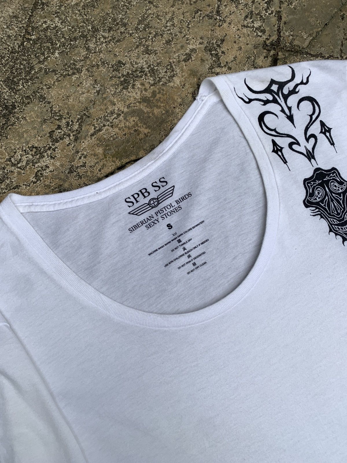 Other SPB SS White Tribal Skull Graphic Wide Neck Top Size S / US 4 / IT 40 - 8 Thumbnail