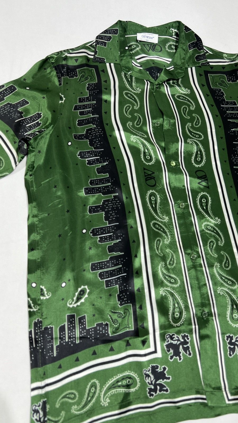Off-White Off-White Bandana Silk T Shirt Size US S / EU 44-46 / 1 - 3 Thumbnail