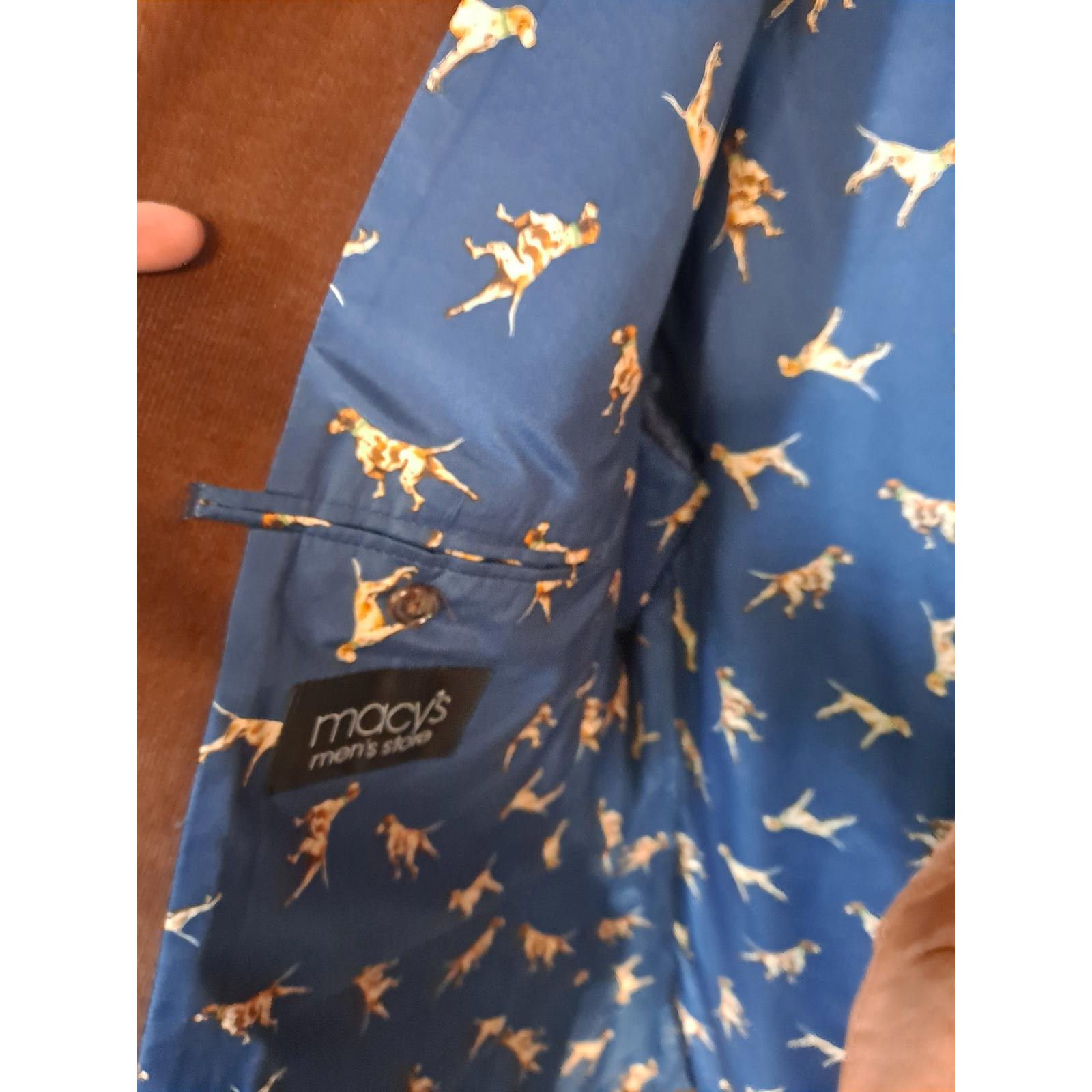 Lauren Ralph Lauren Lauren Ralph Lauren Brown Corduroy Blazer with Reinforced El Size 46R - 7 Thumbnail