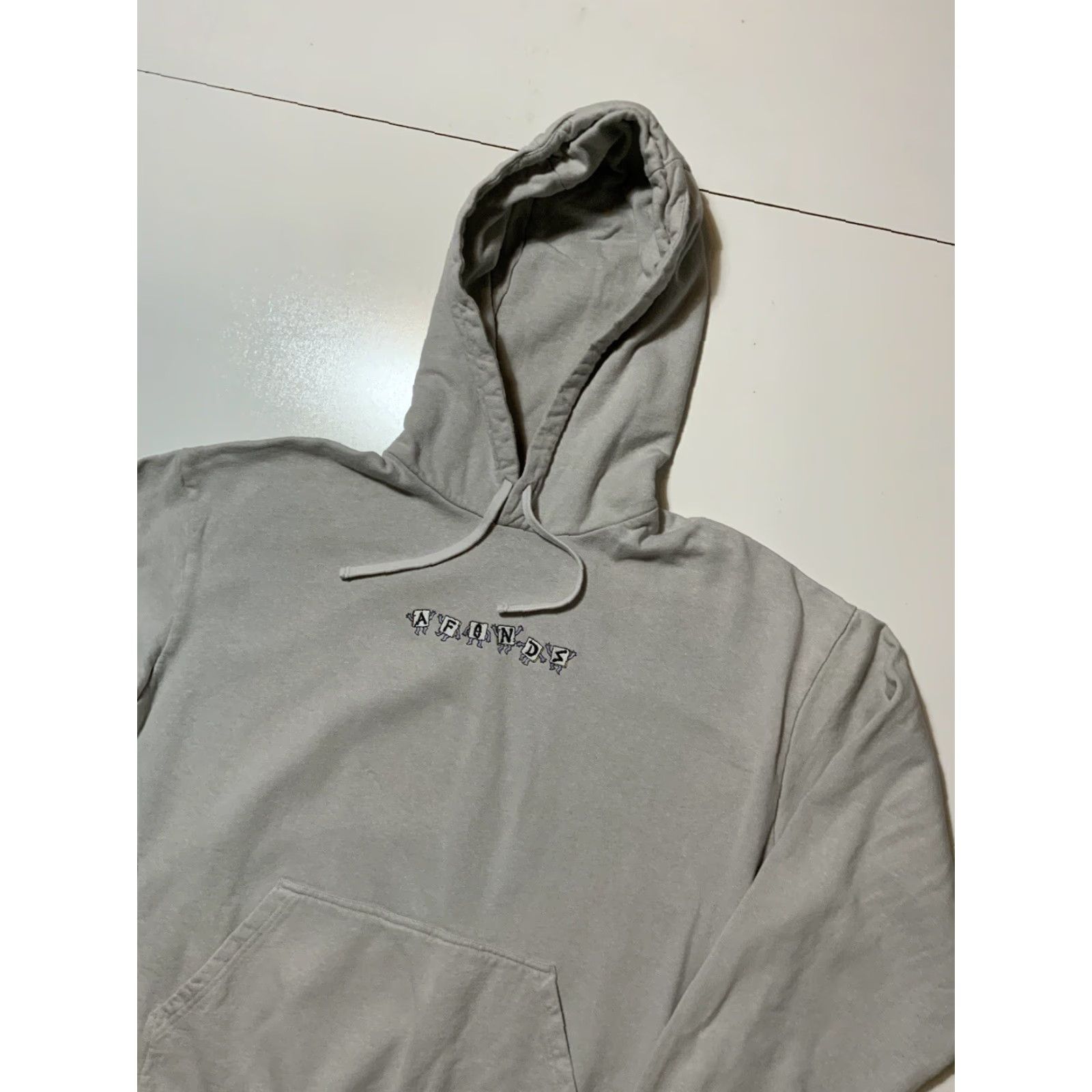 Afends AFENDS THC Organic Cotton Heavyweight Embroidered Pullover Hoodie Sz. L Men Size US L / EU 52-54 / 3 - 4 Thumbnail
