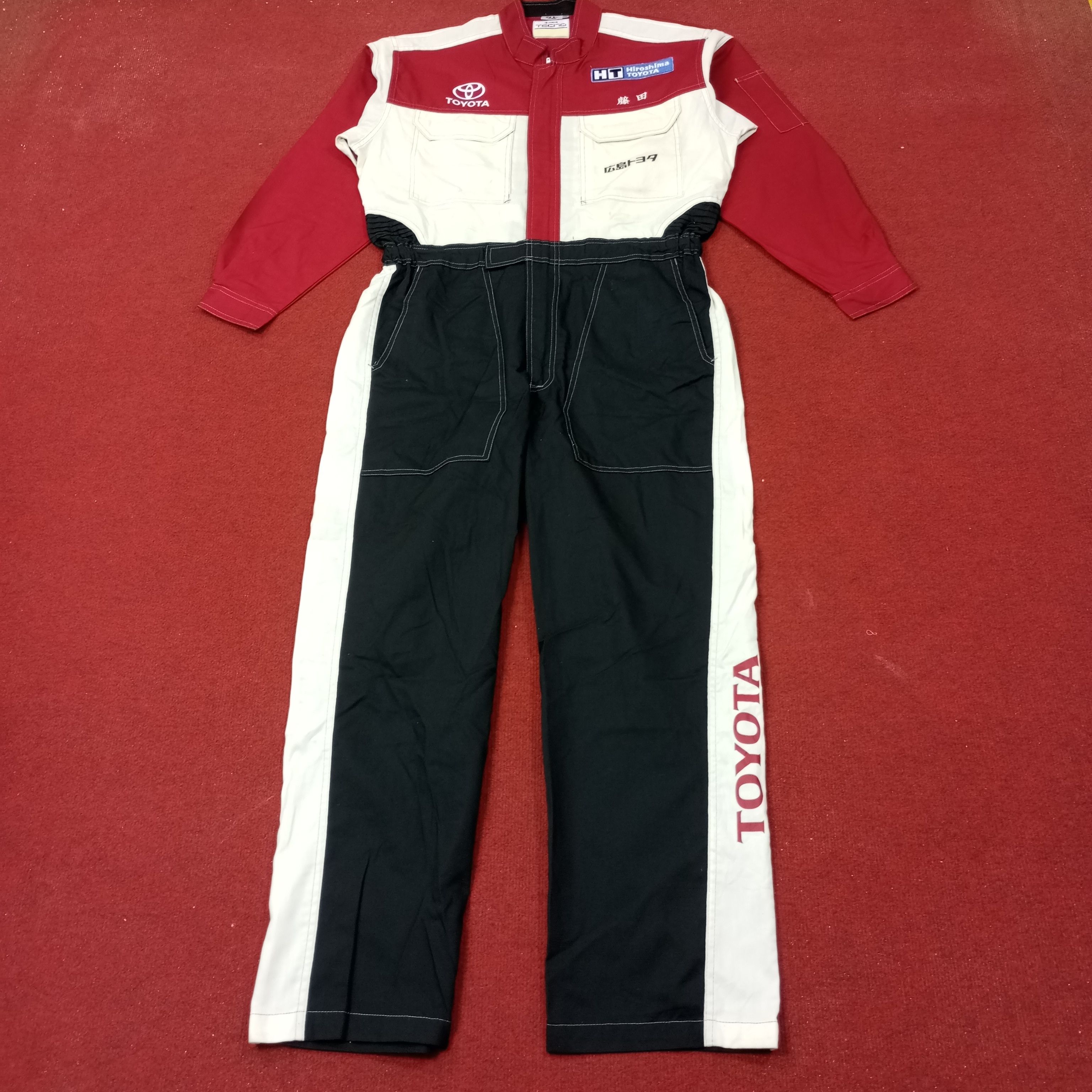 Japanese Brand Toyota Tecno Racing Workwear Motorsports Coverall c254n10 Size US L / EU 52-54 / 3 - 4 Thumbnail