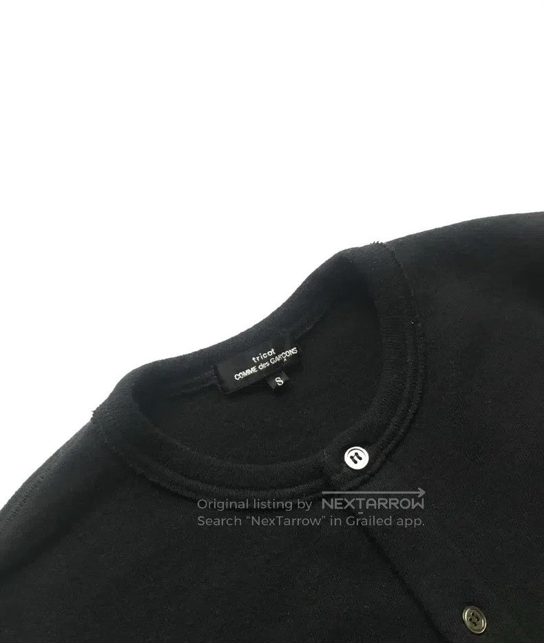 Comme des Garcons Comme Des Garcons Classic black wool cardigan Size S / US 4 / IT 40 - 4 Thumbnail