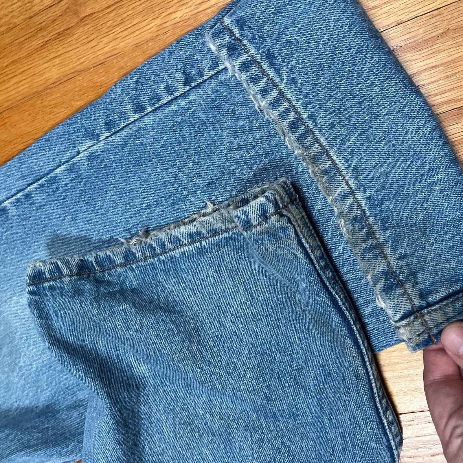 Polo Ralph Lauren VTG Polo Ralph Lauren 80s 90s Made in USA Jeans 38x29 Blue Size US 38 / EU 54 - 11 Thumbnail