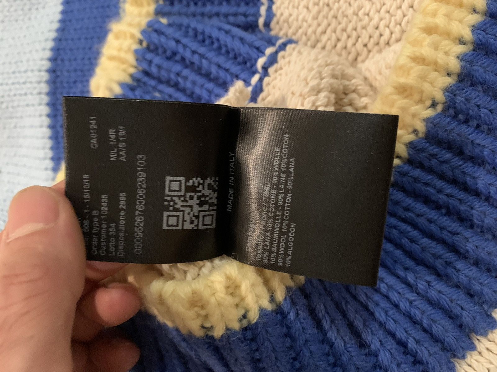 Calvin Klein 205W39NYC CK205W39NYC multi stripe knit Size US S / EU 44-46 / 1 - 16 Thumbnail
