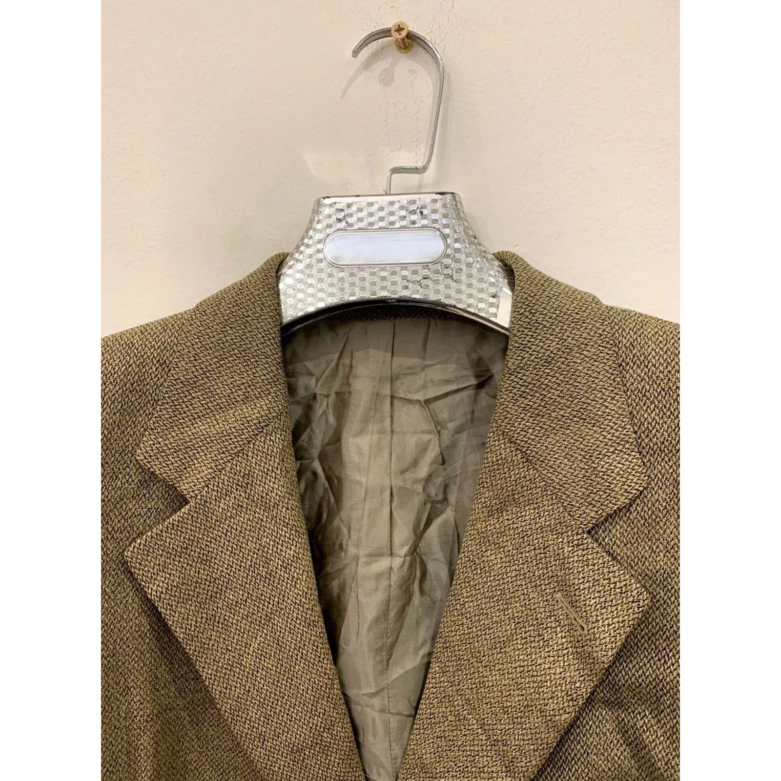 Vintage Hugo Boss Loro Piana Sport Coat Blazer Wool Cashmere Brown 42r Mens Classic Retro, Men's — image 6 of 6