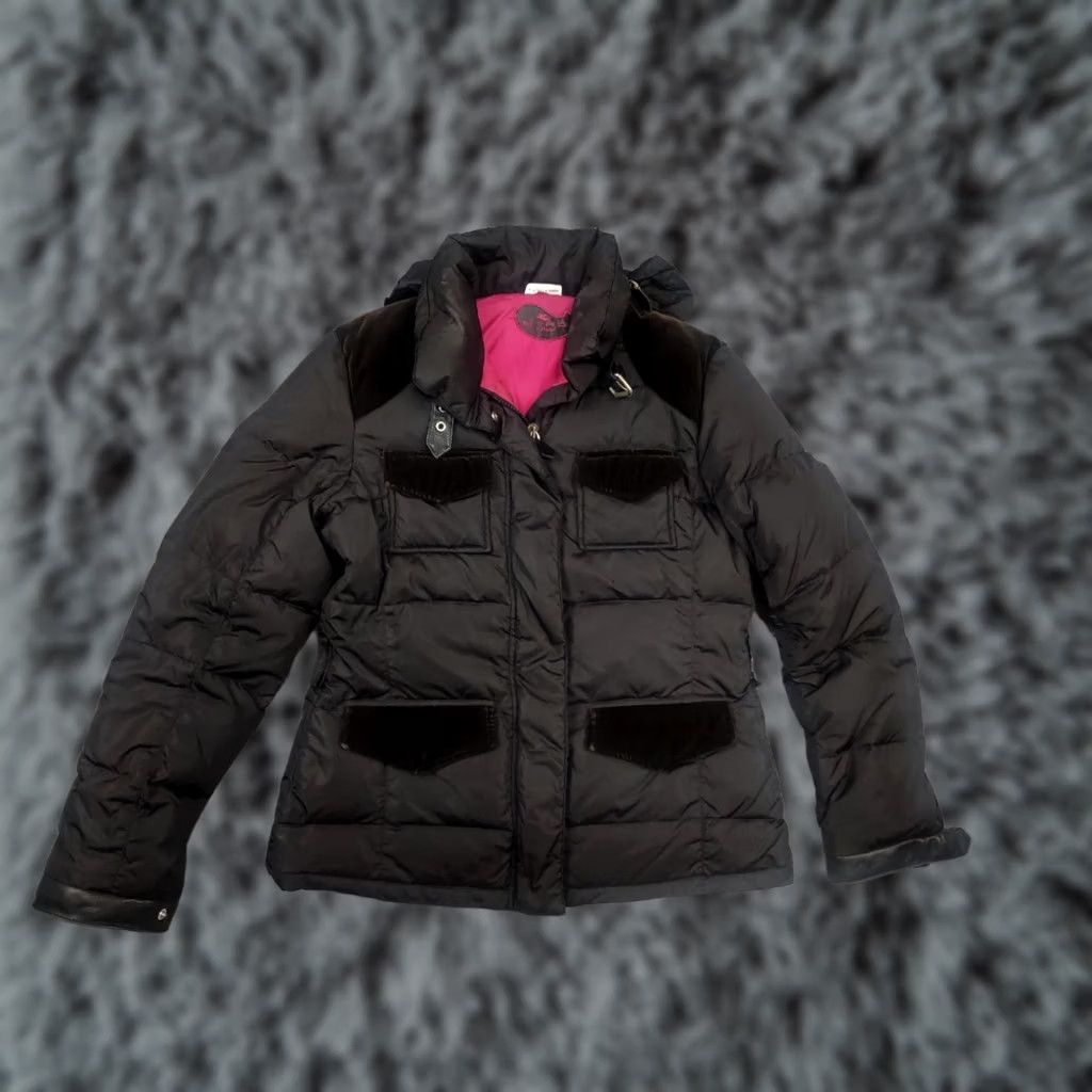 Etro Etro Milano Design Black quilted puffer down Hooded Pocket Jacket Adult M Black Down Etro Milano Design Quilted Jacket Size M / US 6-8 / IT 42-44 - 1 Thumbnail