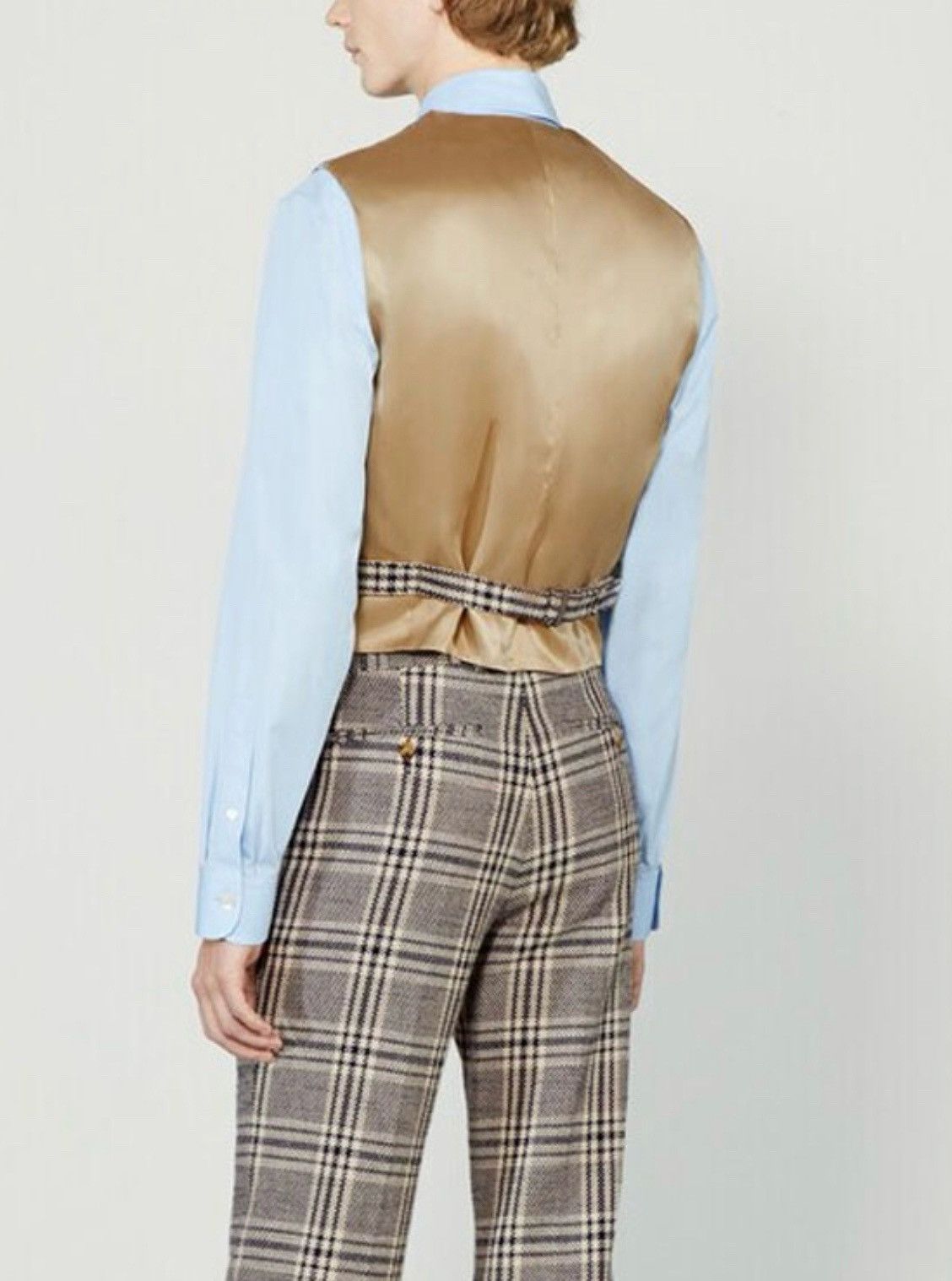 Gucci Gucci Harry Styles check vest Size US M / EU 48-50 / 2 - 13 Thumbnail