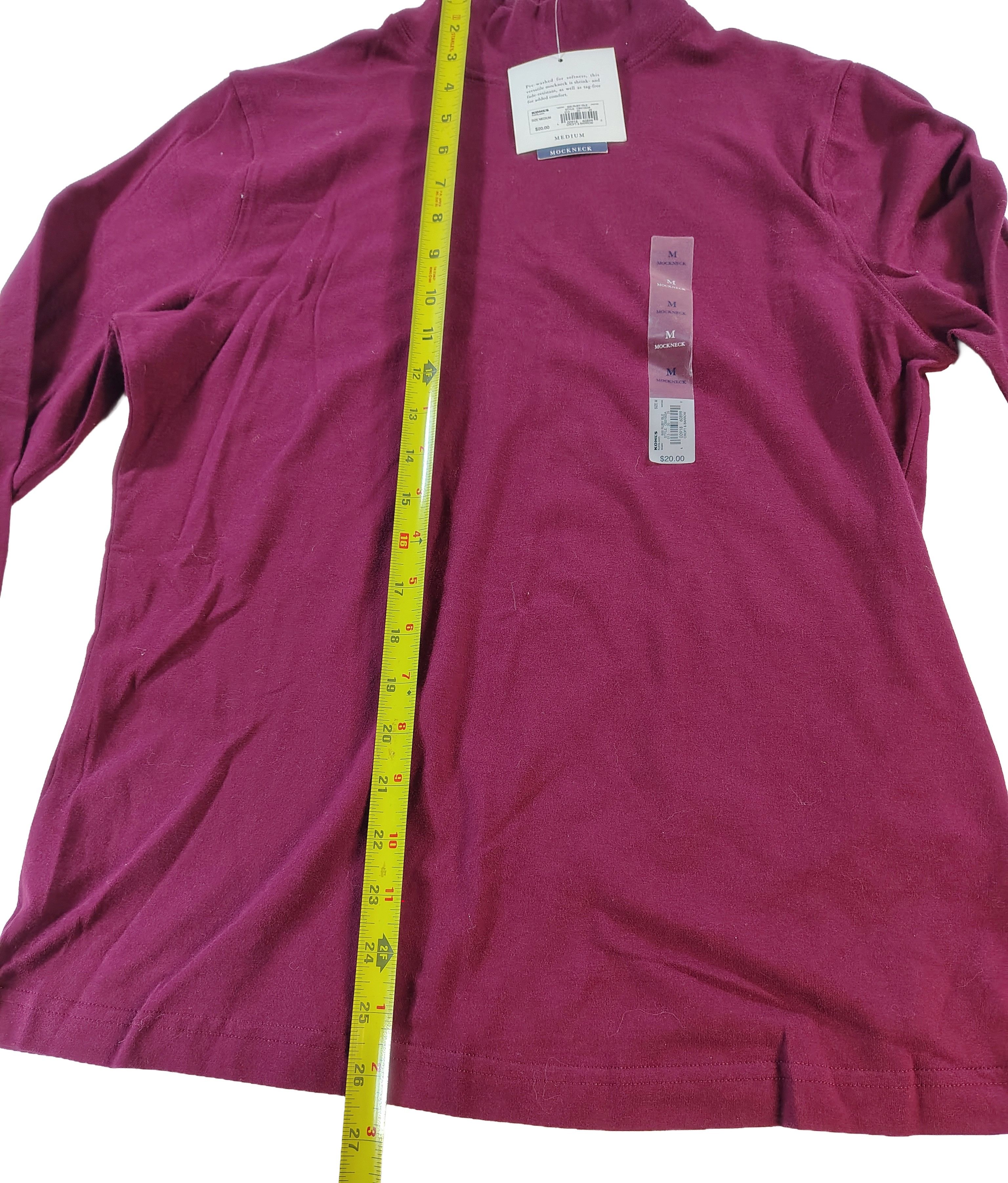 Croft & Barrow Women's Brand New Medium Croft & Barrow Mockneck Size M / US 6-8 / IT 42-44 - 4 Thumbnail