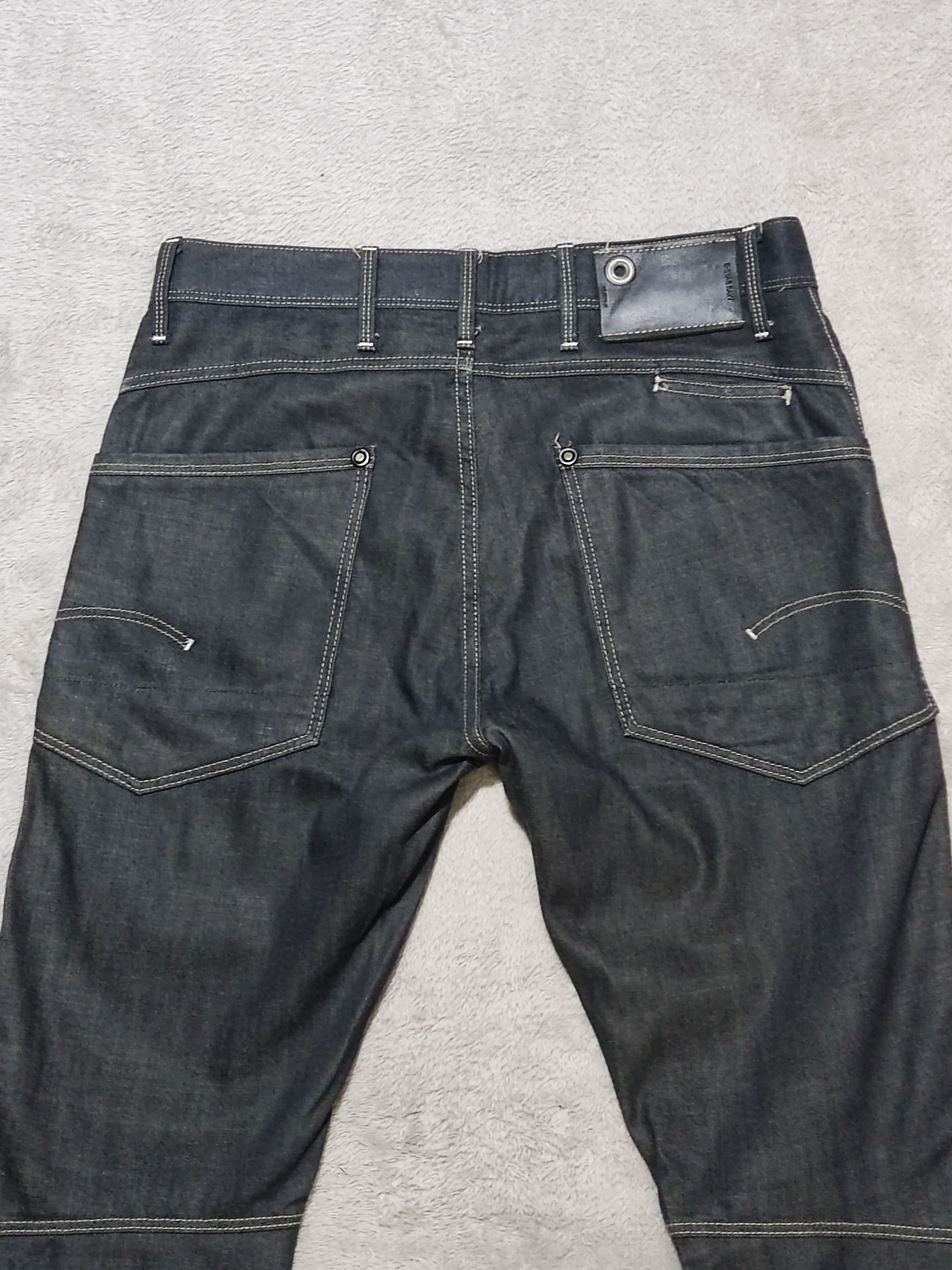 G-Star G-Star Dark Indigo Denim Reinforced Knee Panel Biker Style Size US 34 / EU 50 - 13 Thumbnail