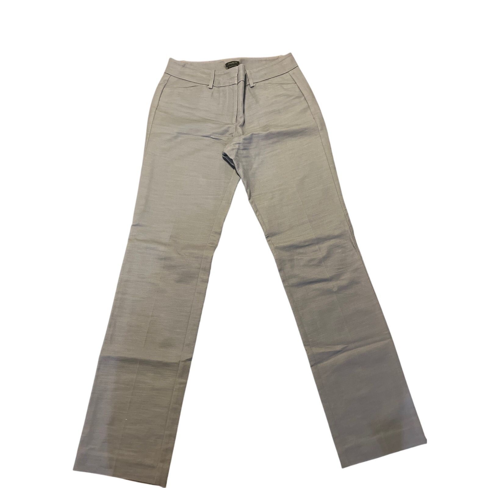 Ann Taylor women trousers slacks gray Size 4 careerwear office preppy Size 27" / US 4 / IT 40 - 1 Thumbnail