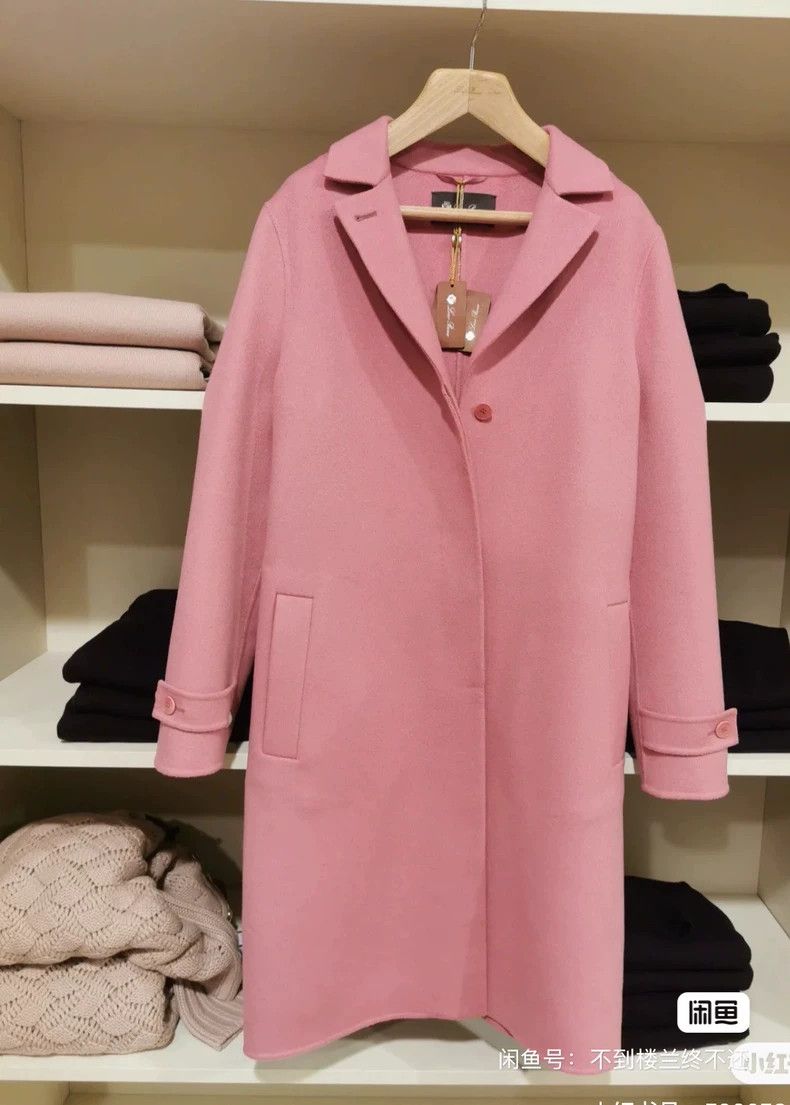 Loro Piana LORO PIANA Chrysanthemum pink double-faced cashmere coat Size M / US 6-8 / IT 42-44 - 8 Thumbnail