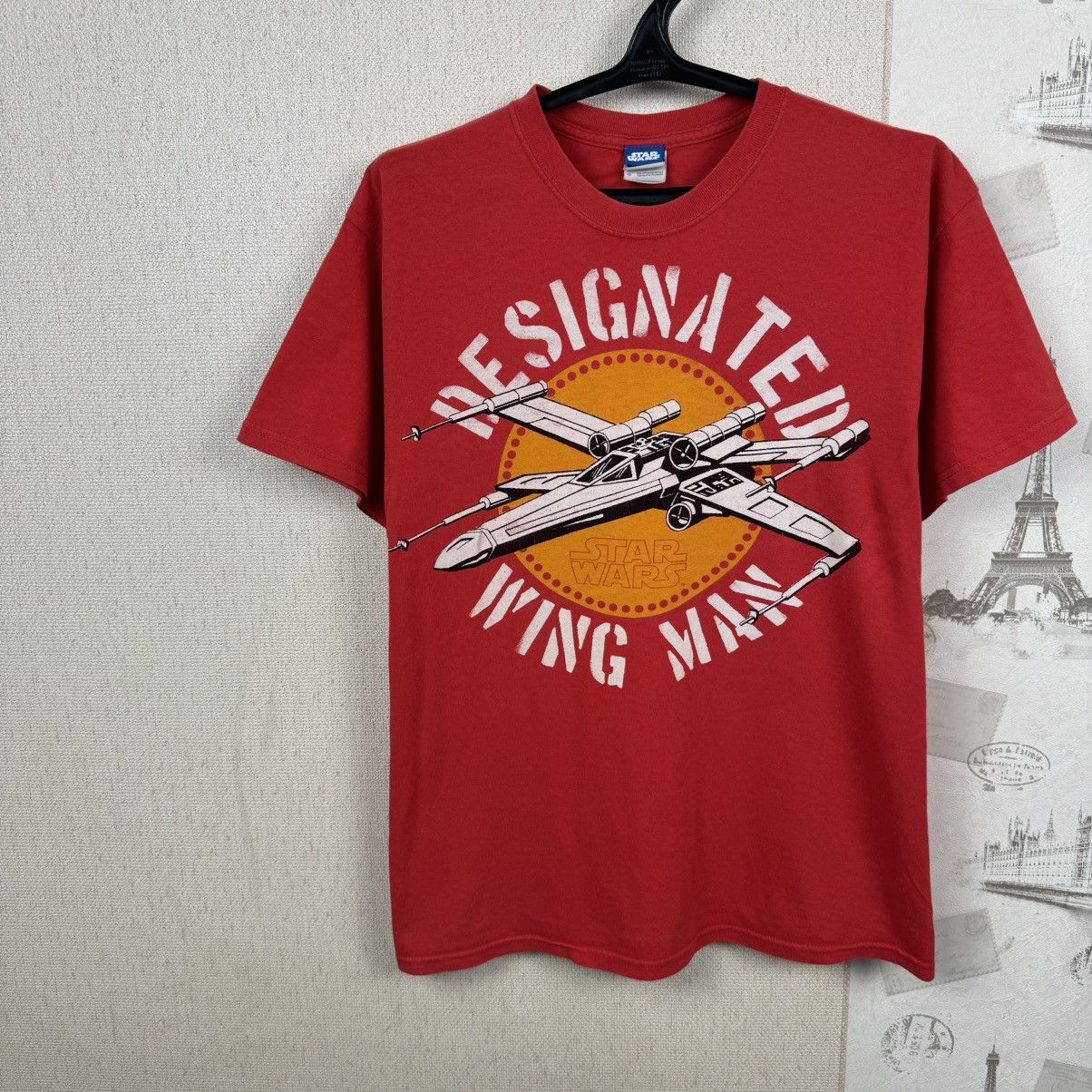 Star Wars Vintage Star Wars T shirt Resignated Wing Man X Wing Red L Size US L / EU 52-54 / 3 - 3 Thumbnail