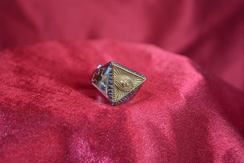 Jewelry Llluminati New Design Jewelry Rings Chrome Ring (Size 7-13) Size ONE SIZE - 3 Thumbnail
