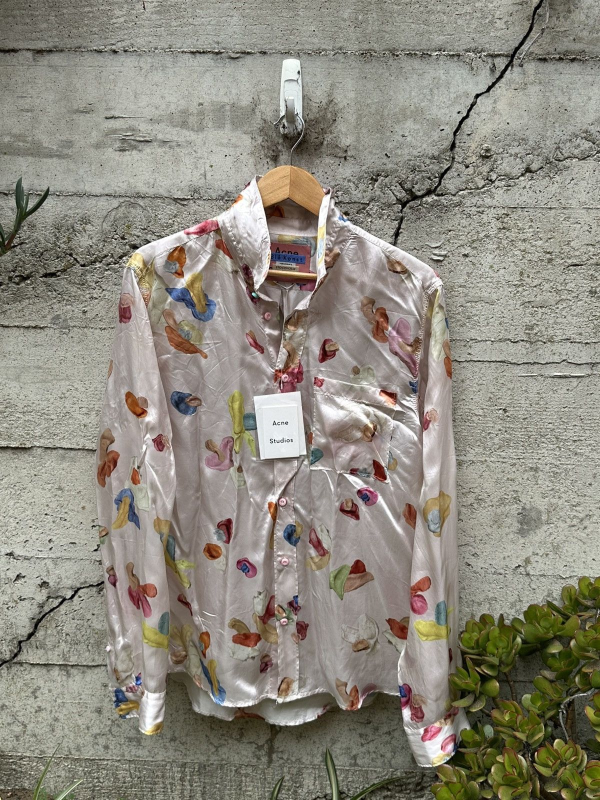 Acne Studios RARE GRAIL Acne Studios exclusive printed button up shirt Size US M / EU 48-50 / 2 - 3 Thumbnail