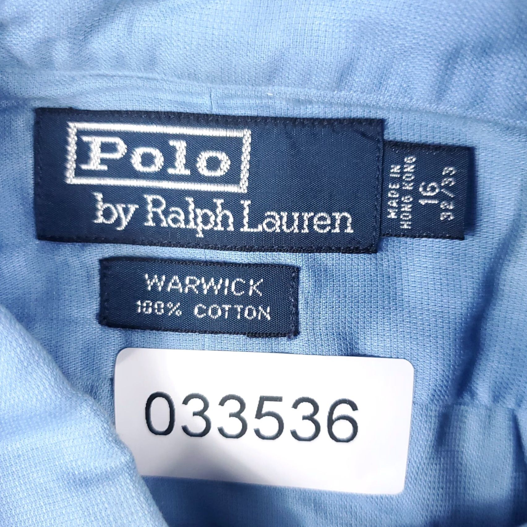 Ralph Lauren Ralph Lauren Dress Shirt Mens 16 Regular Blue Button-Up Long Sleeve Classic Modern Size 42R - 8 Thumbnail