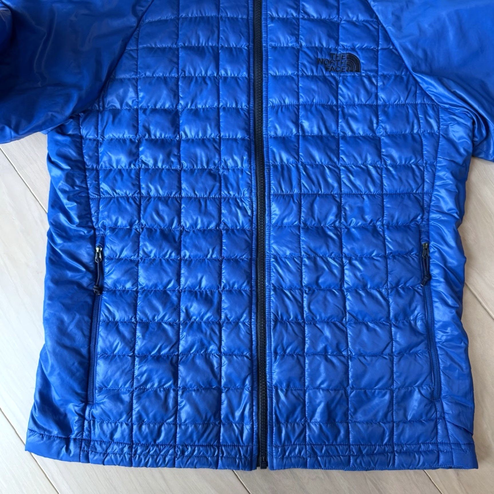 The North Face The North Face Thermoball Jacket Medium Blue Full Zip Puffer Outerwear Mens M Insulated Stand-Up Collar Lined Polyester Durable Quilt Zip Size US M / EU 48-50 / 2 - 5 Thumbnail