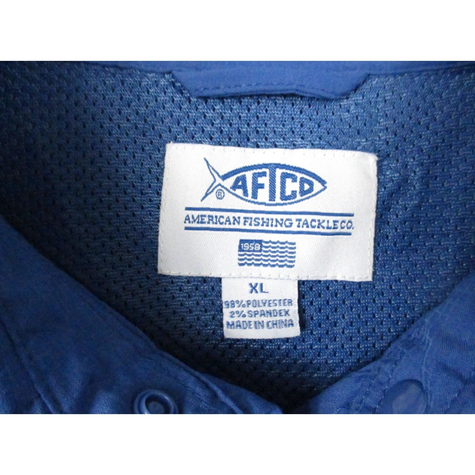 Vintage VINTAGE Aftco Bassmasters Shirt XL Women’s Blue Sleeveless Snap Button AFTECH Vented Size M / US 6-8 / IT 42-44 - 4 Thumbnail