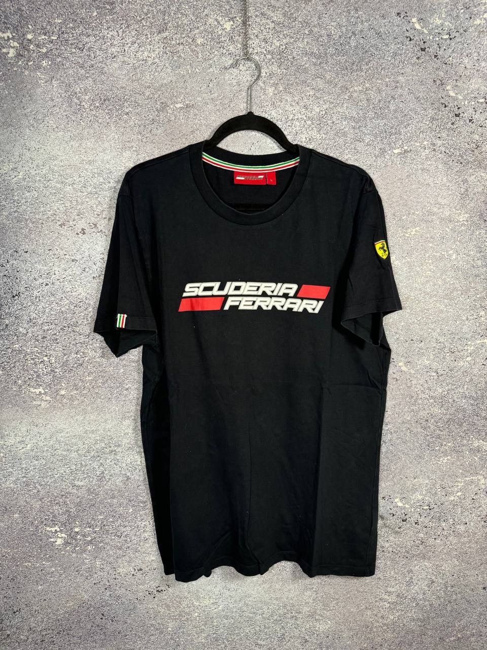 Ferrari × Formula 1 Vintage Ferrari Scuderia Black T-Shirt Racing Team Large Size US L / EU 52-54 / 3 - 1 Thumbnail