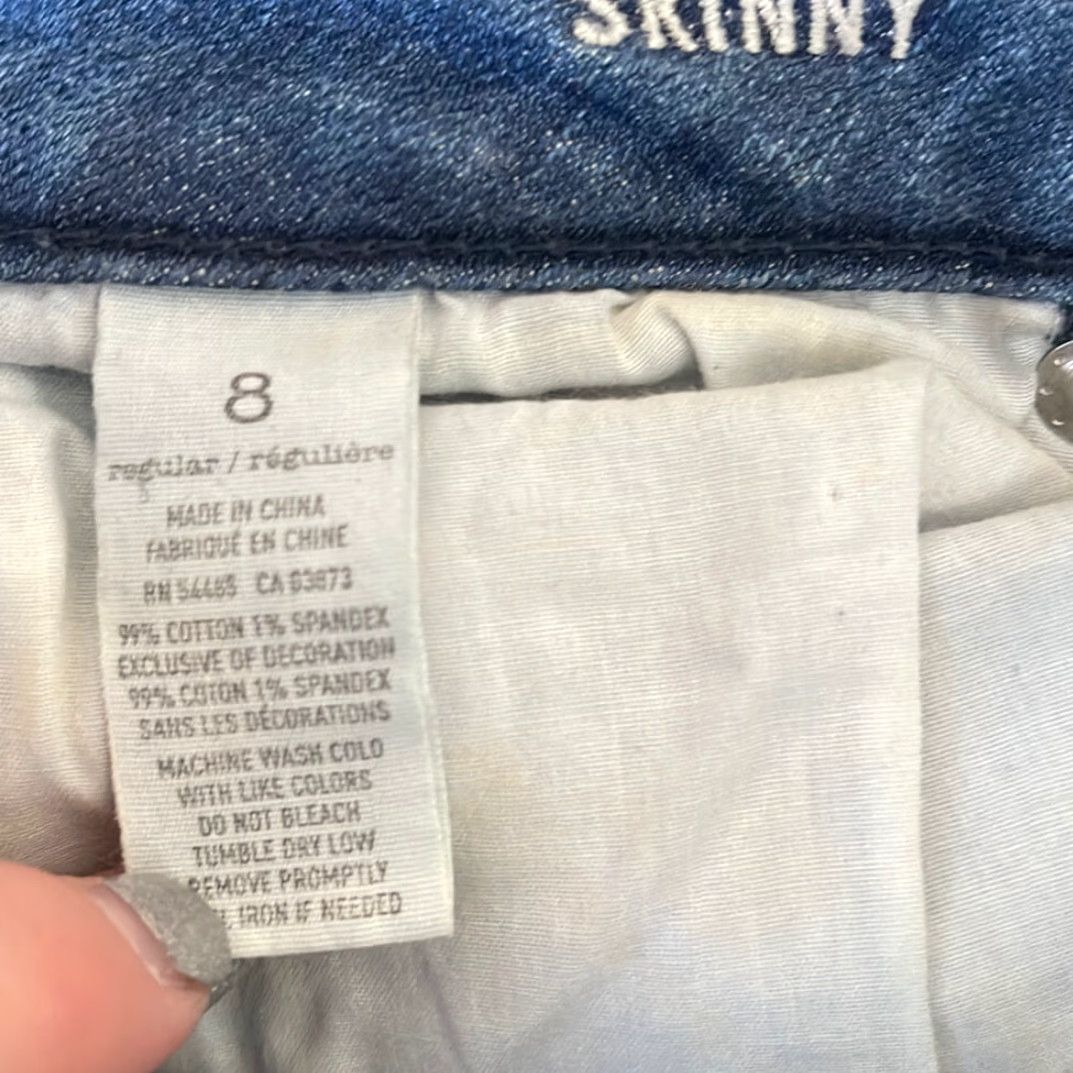 Vintage VINTAGE American Eagle Jeans Women Skinny Destroyed Distressed Size 8 Blue Size 30" / US 8 / IT 44 - 7 Thumbnail