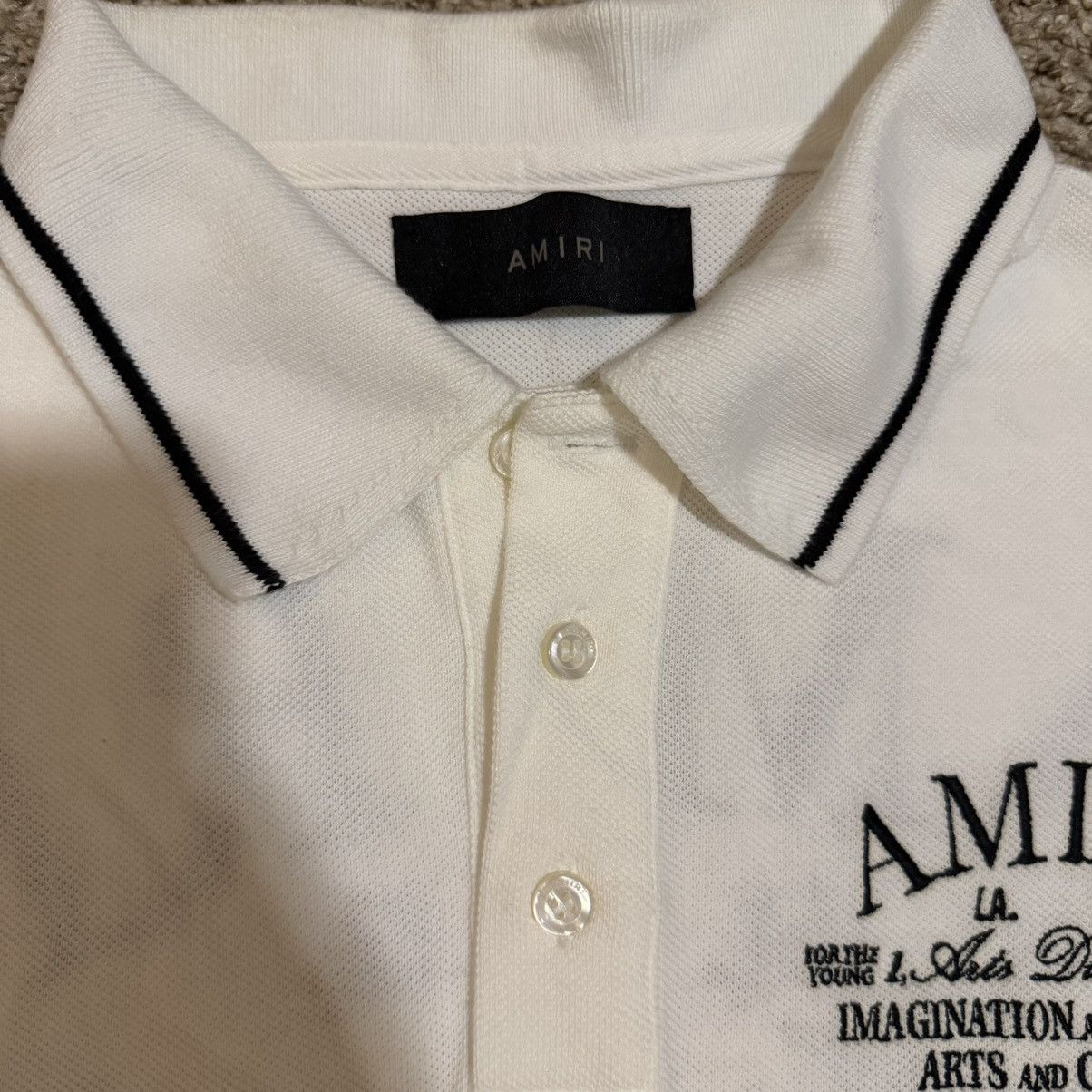 Amiri Amiri Arts District Cotton Polo Shirt Size US S / EU 44-46 / 1 - 2 Thumbnail