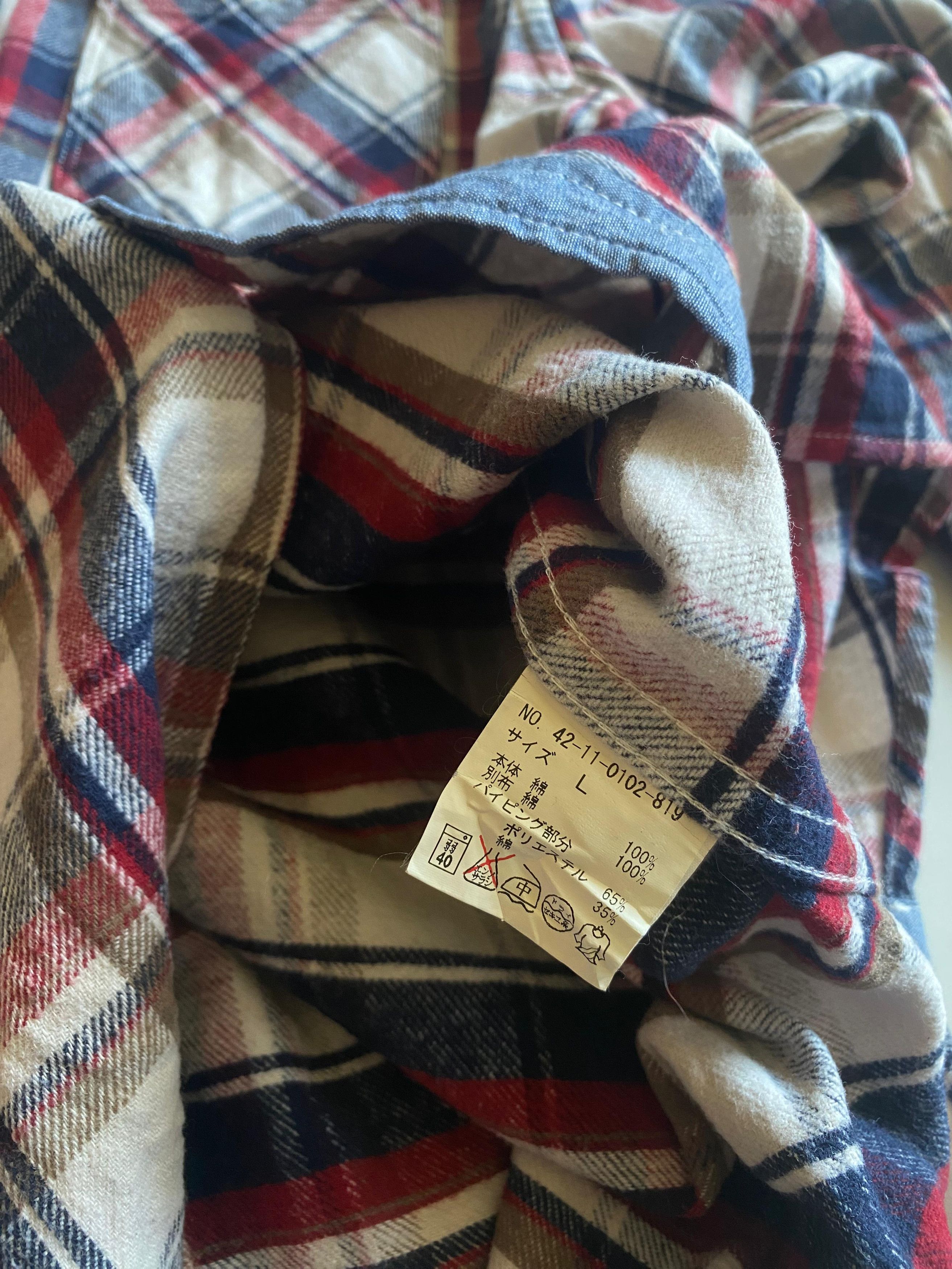 Japanese Brand Beams Flannel Shirt Size US M / EU 48-50 / 2 - 6 Thumbnail