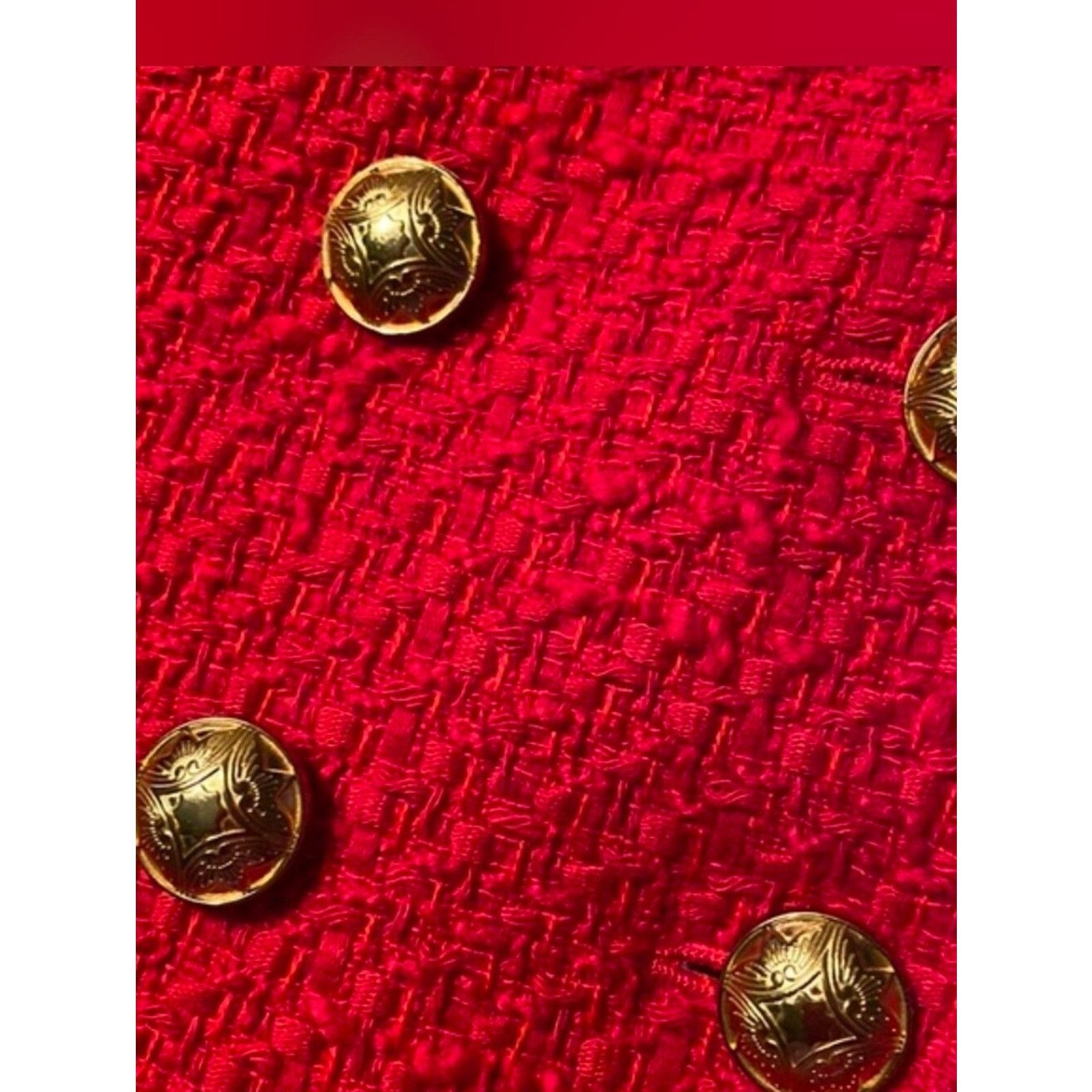 Veronica Beard Veronica Beard Bentley Tweed Tailored Jacket Red 0 Size XS / US 0-2 / IT 36-38 - 8 Thumbnail
