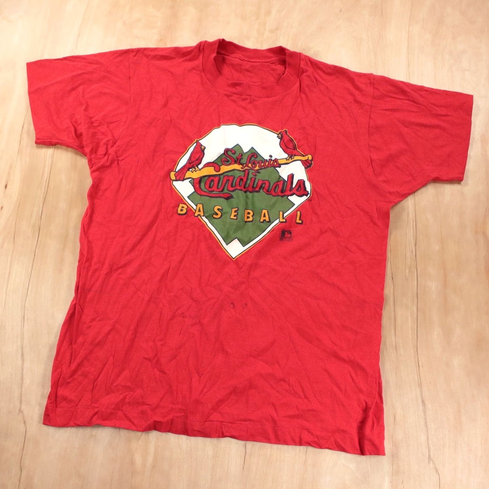 MLB VINTAGE 1988 St Louis Cardinals t-shirt MEDIUM baseball 80s mlb usa Mens Size US M / EU 48-50 / 2 - 2 Thumbnail