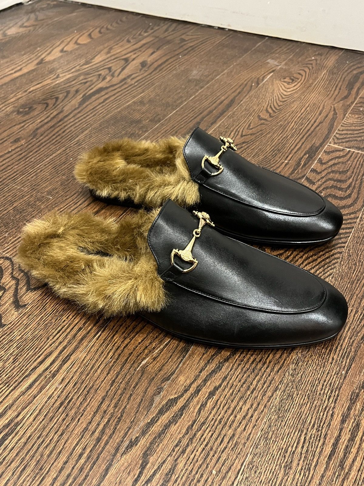Roberto Cavalli Roberto Cavalli Faux Fur Mule Slippers (unisex) Size US 11.5 / EU 44-45 - 5 Thumbnail