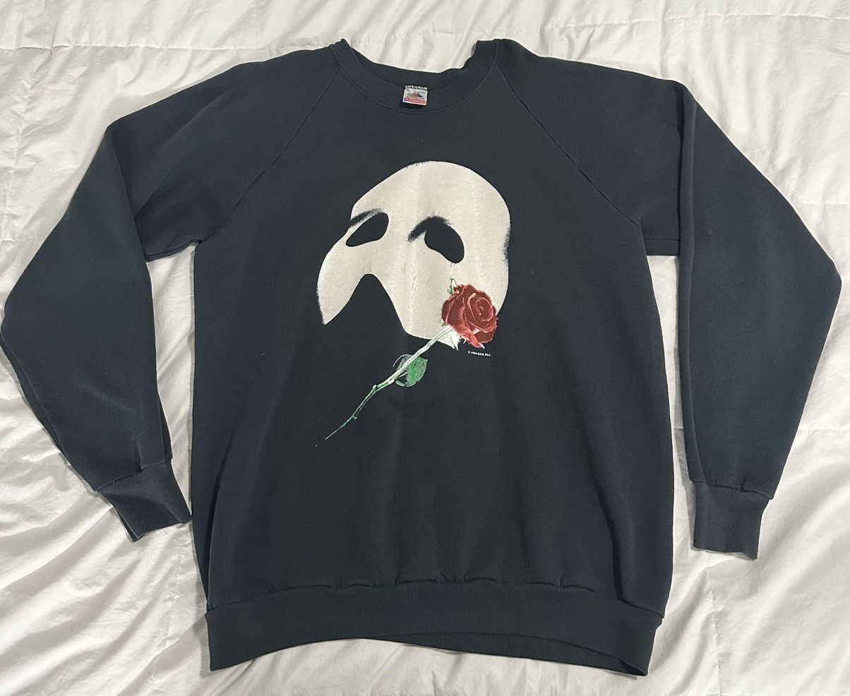 Vintage Vintage 1986 Phantom of The Opera Sweatshirt Size Xl Size US XL / EU 56 / 4 - 1 Thumbnail