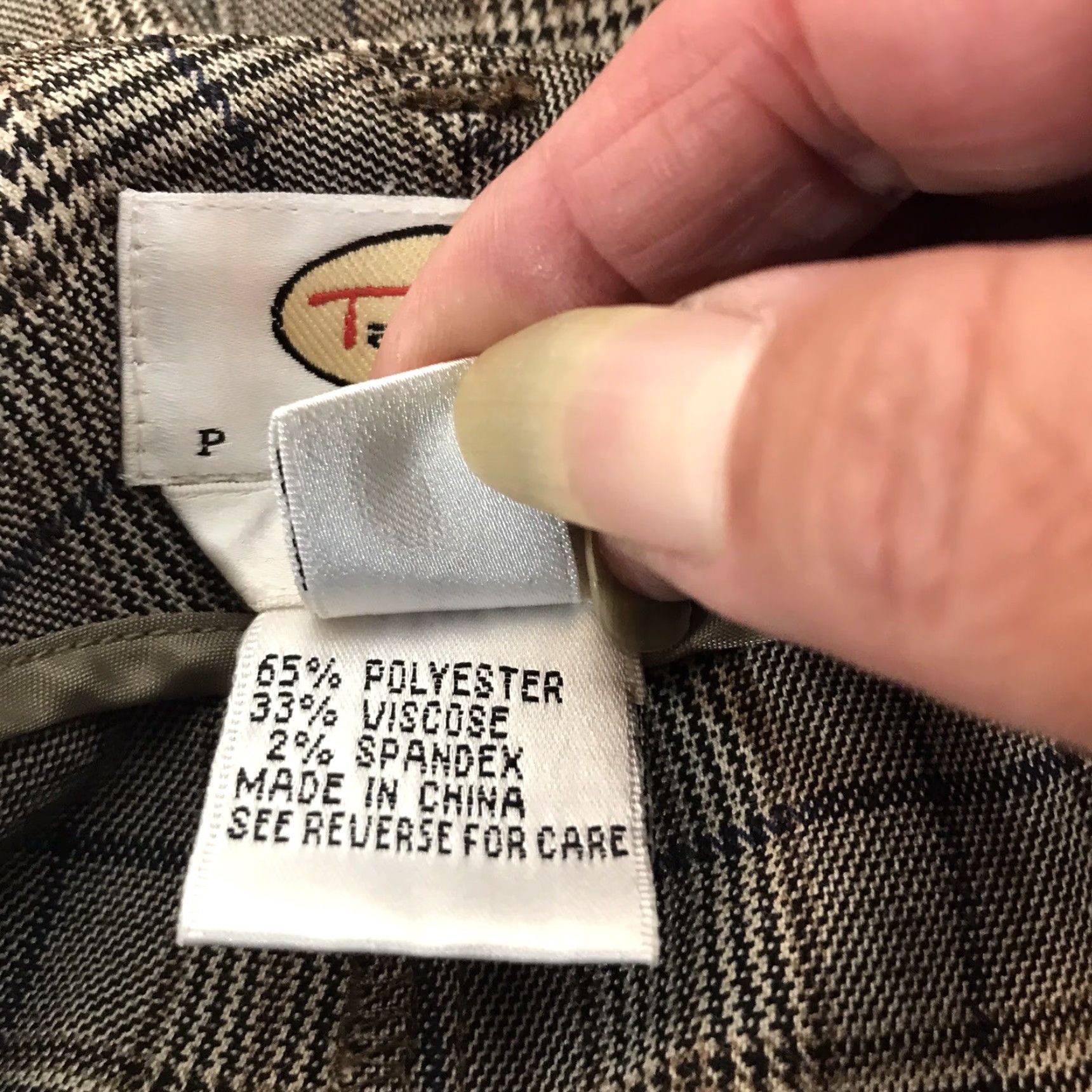 Talbots Talbots Petites Plaid Dress Pants Womens Size 12 Stretch Multicolor Modern Workwear Size 34" / US 12 / IT 48 - 4 Thumbnail
