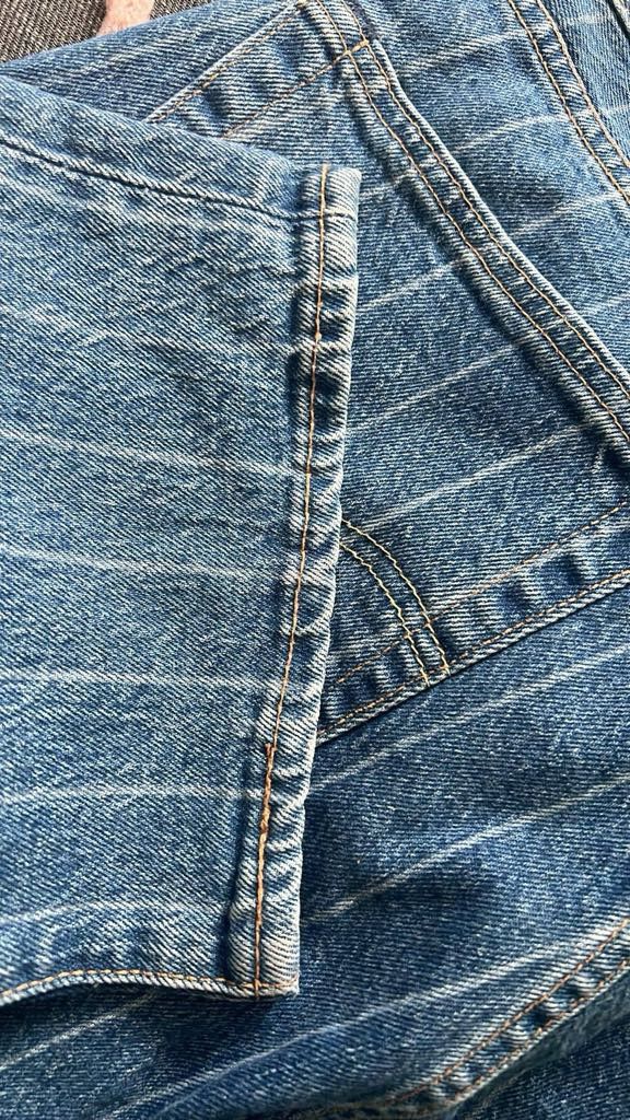 Levi's × Vintage Levi's sample 501 stripe blue eyes jeans Size US 32 / EU 48 - 8 Thumbnail