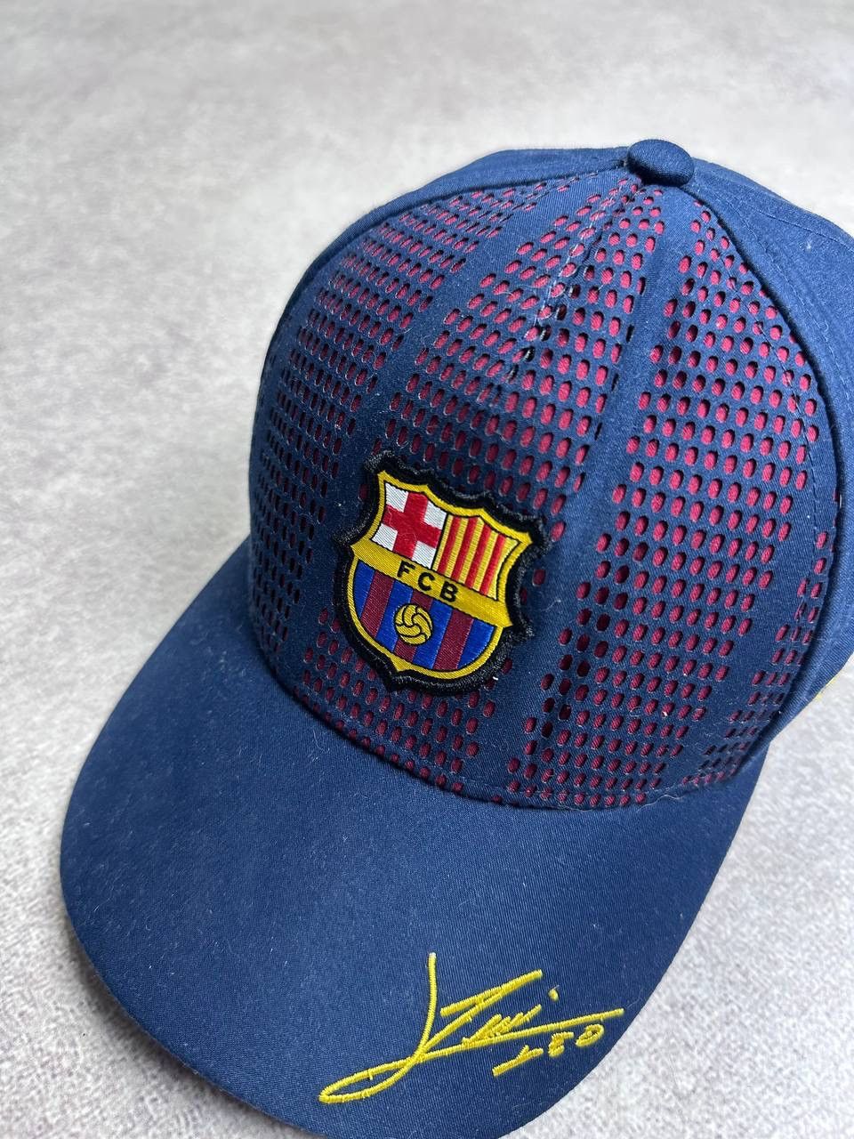Vintage Vintage FC Barcelona Soccer Cap Y2K Os Size ONE SIZE - 4 Thumbnail