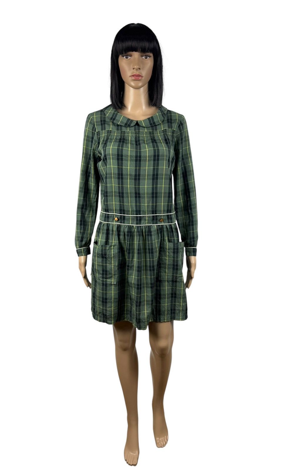 A.P.C. A.PC. Rue Madame Paris Plaid Shirt Dress size M Cotton Size M / US 6-8 / IT 42-44 - 2 Thumbnail