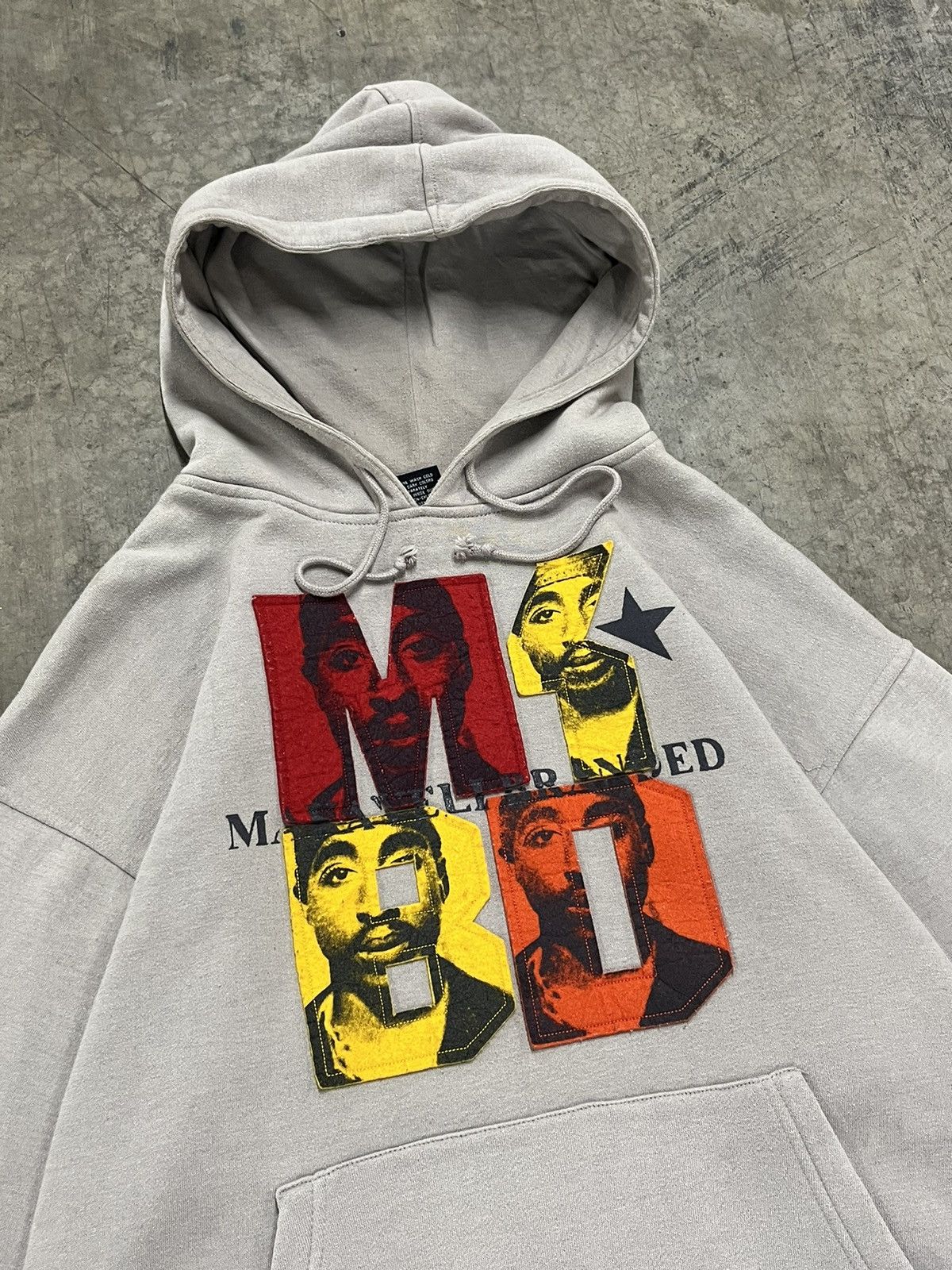 Vintage 2pac vintage streetwear hoodie hype rare skater hip hop Size US L / EU 52-54 / 3 - 5 Thumbnail