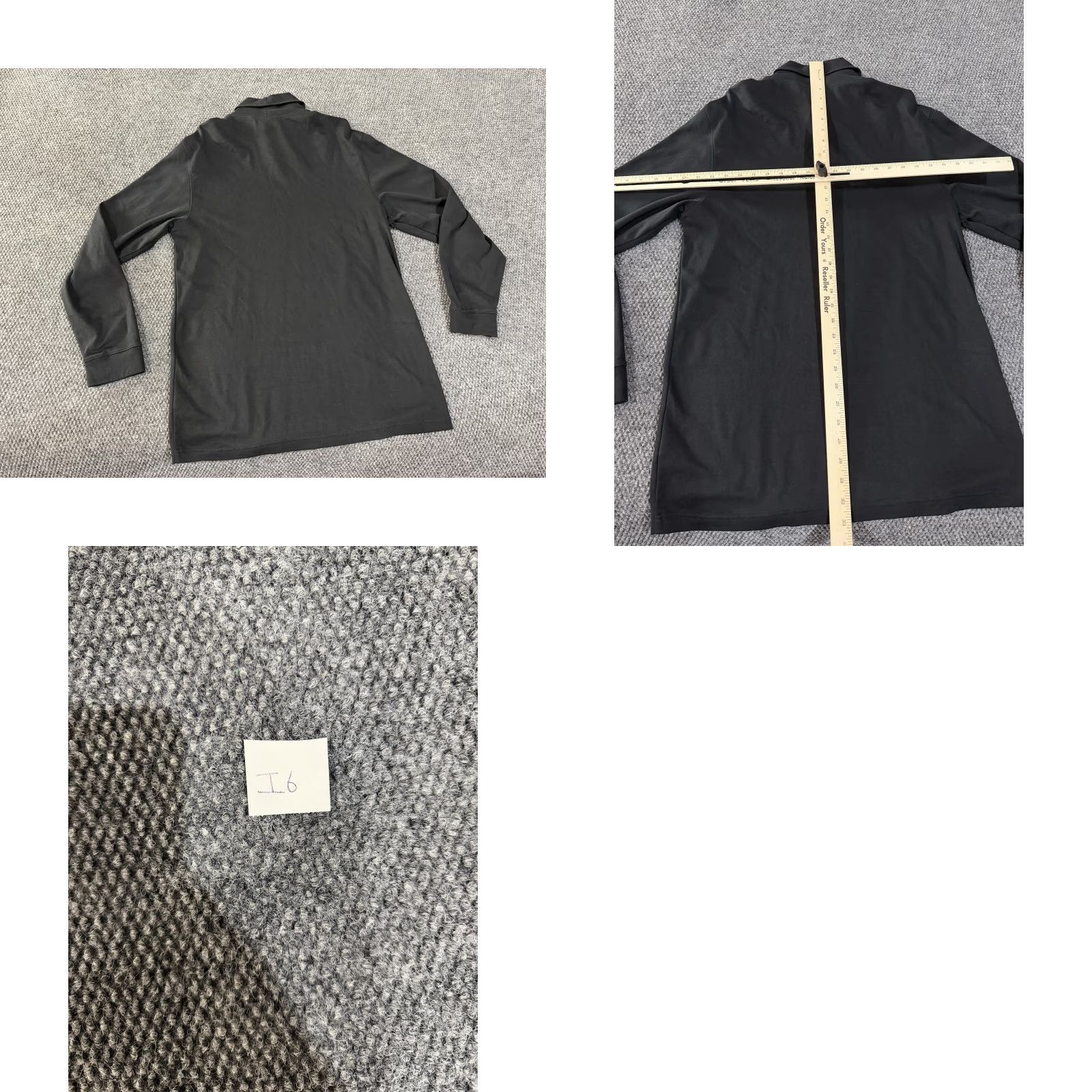Vintage L.L. Bean Shirt Mens LT Black Long Sleeve Turtleneck Tee Cotton Jersey Knit Big Tall Size US L / EU 52-54 / 3 - 8 Thumbnail