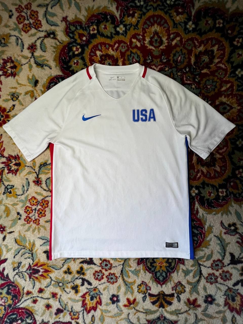 Nike Nike Team USA 2016 Olympics Soccer Jersey Football Shirt Size US L / EU 52-54 / 3 - 1 Thumbnail