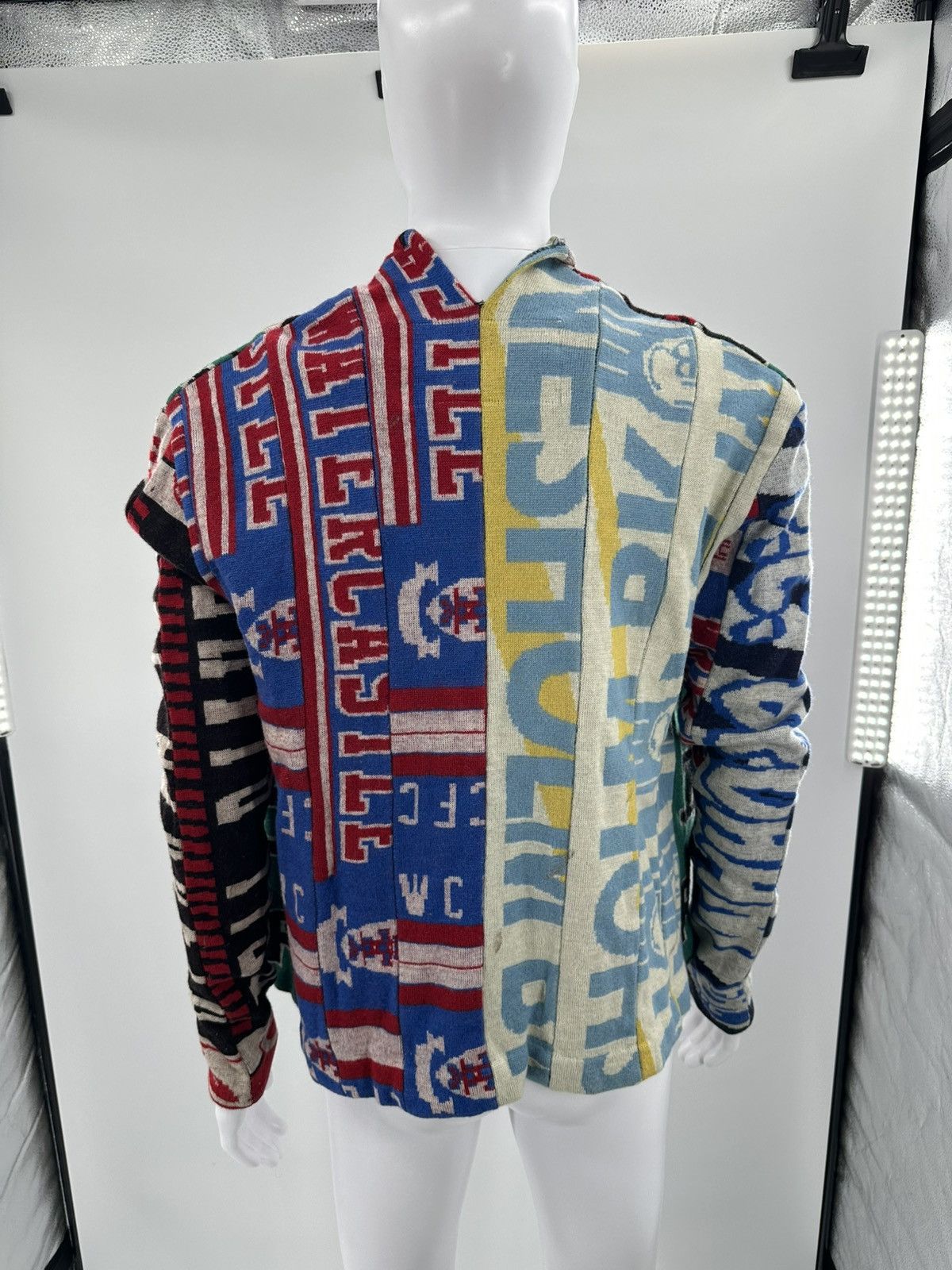 Maison Margiela Maison Margiela Colorblock Cardigan Size US XL / EU 56 / 4 - 6 Thumbnail
