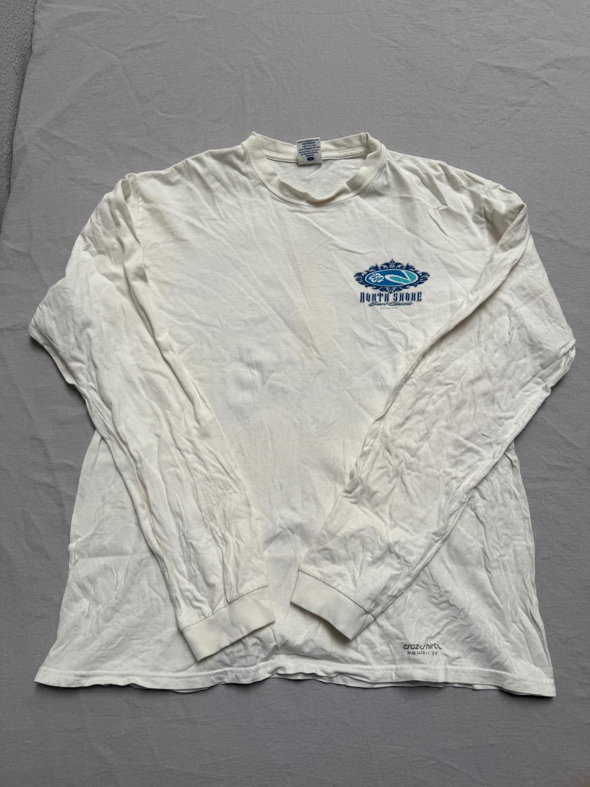 Other Y2K Crazy Shirts Pin Up Surfer Girl North Shore LS Tee - L Size US L / EU 52-54 / 3 - 2 Thumbnail