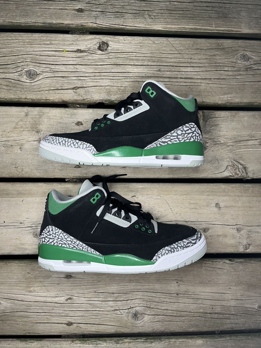 Jordan Brand VNDS Air Jordan 3 Retro Pine Green OG ALL Size US 9 / EU 42 - 1 Thumbnail