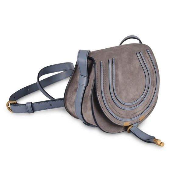 Chloe o1loc1c10425 Size: OS / Marcie Small Saddle Bag in Grey Size ONE SIZE - 6 Thumbnail