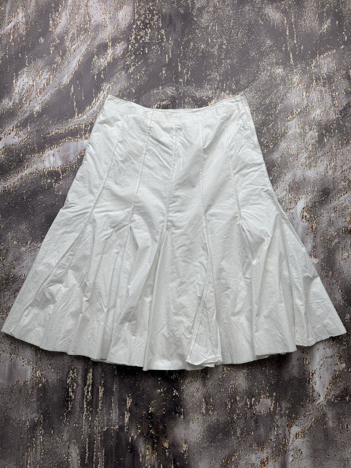 Vintage Vintage Flared Midi Skirt Size 27" / US 4 / IT 40 - 1 Thumbnail