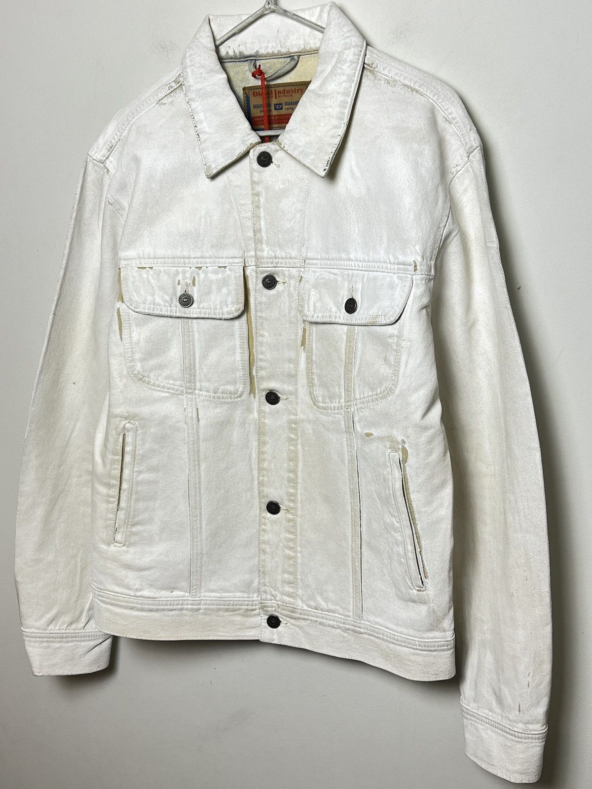 Diesel diesel painted denim trucker jacket maison martin margiela Size US M / EU 48-50 / 2 - 2 Thumbnail